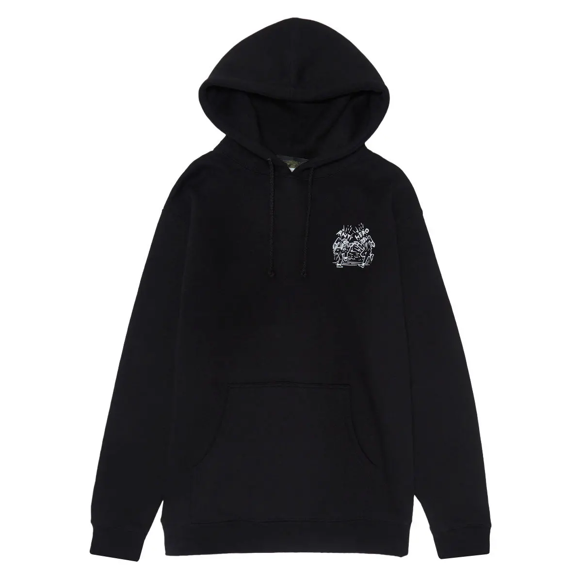 Anti-Hero Ruder Bwoys Hoodie - Black/White 1