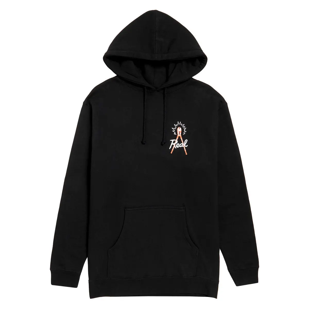 Real Spot Conservators Hoodie - Black/White/Orange 1