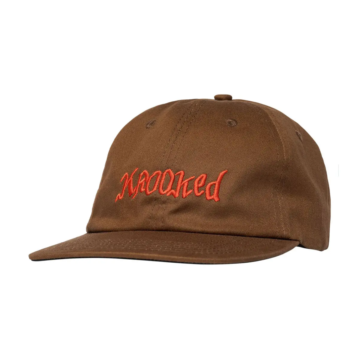 Krooked Double Ok Script Hat - Brown 1
