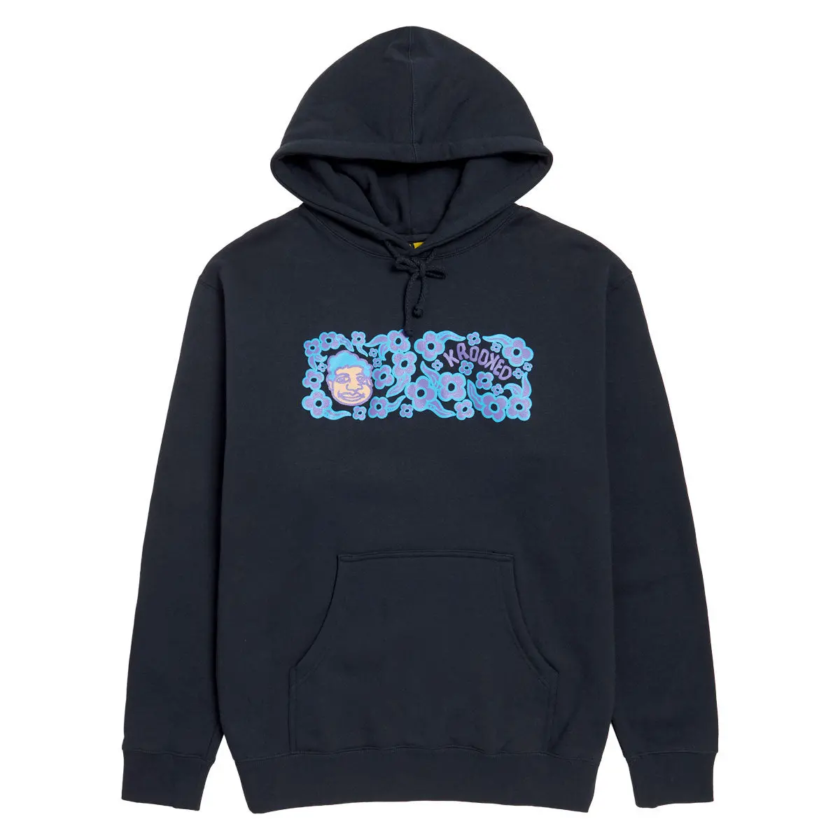 Krooked Sweatpants Redux Hoodie - Navy/Multi Color 1
