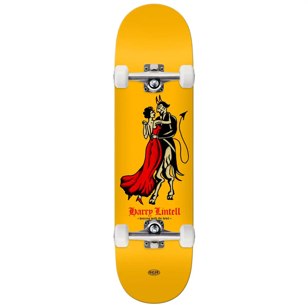 Real Lintell Dance With The Devil Skateboard Complete - 8.50" 1