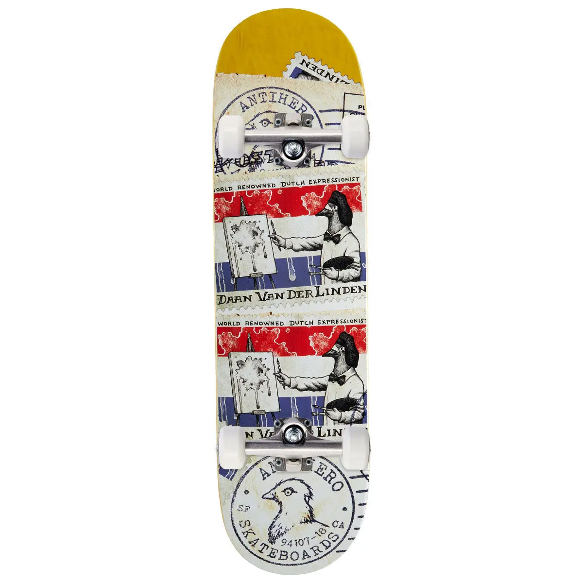 Anti-Hero Daan Postal Skateboard Complete - 8.50" 1