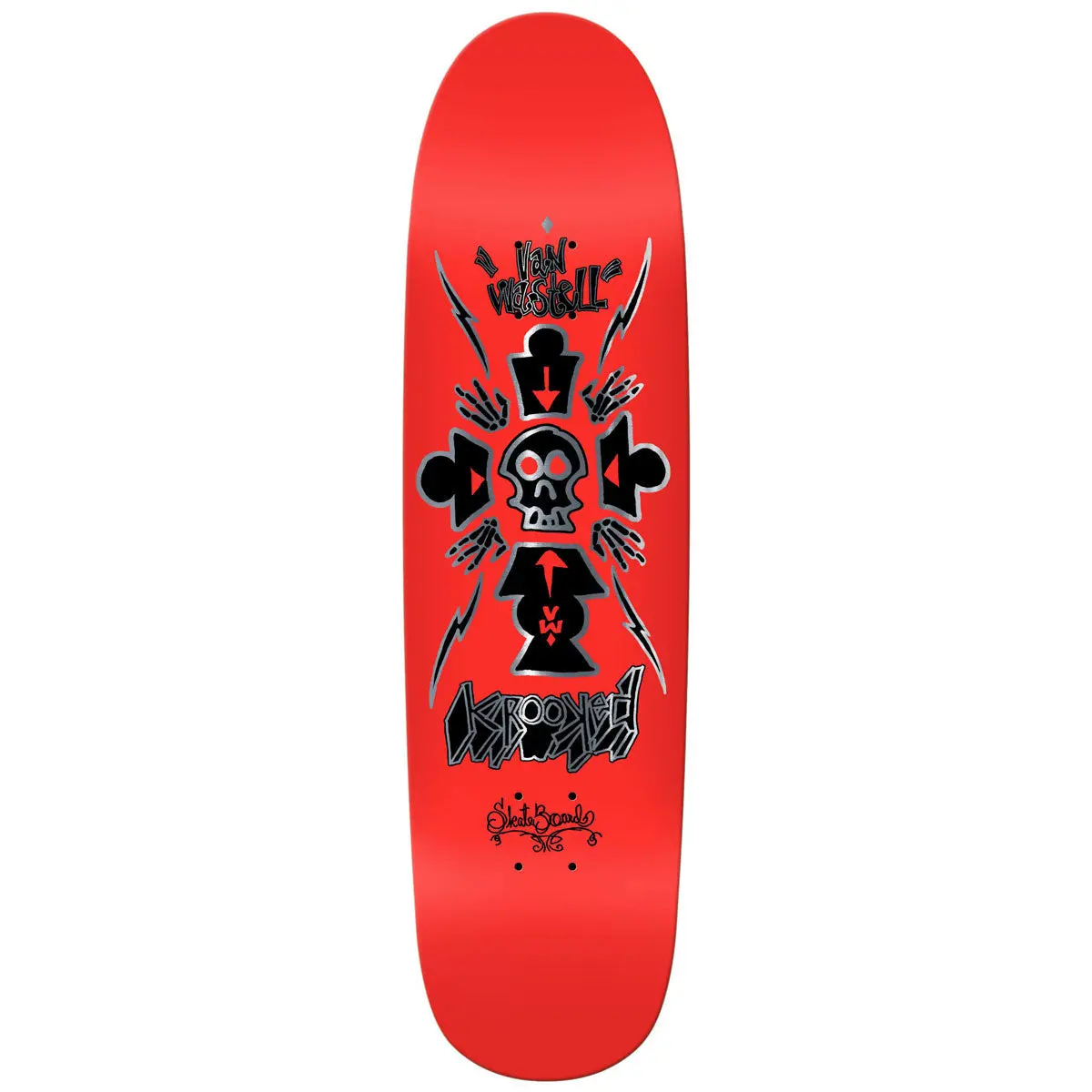 Krooked Wastell Redux Skateboard Deck - 8.60" 1
