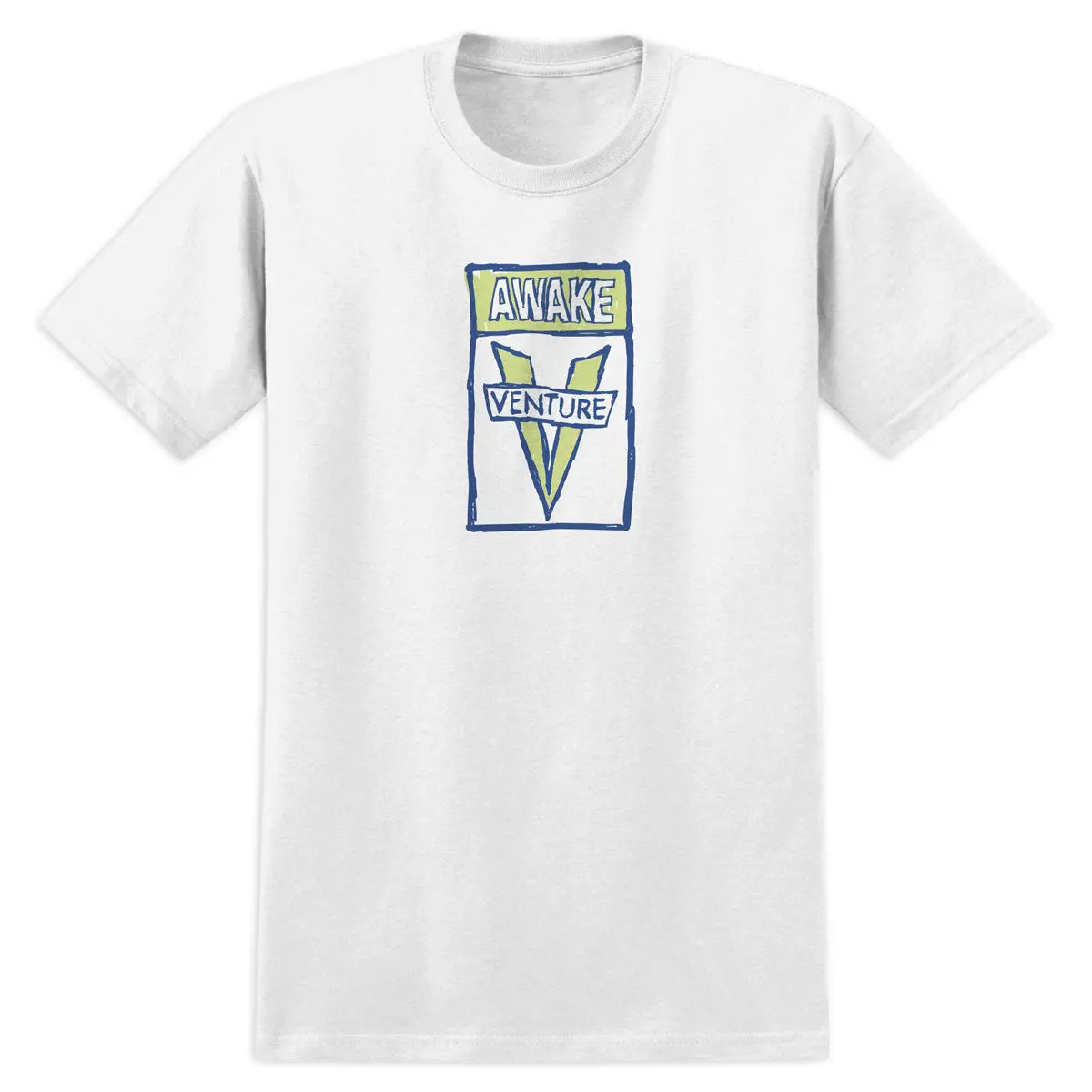 Venture Scribble Awake T-Shirt - White 1