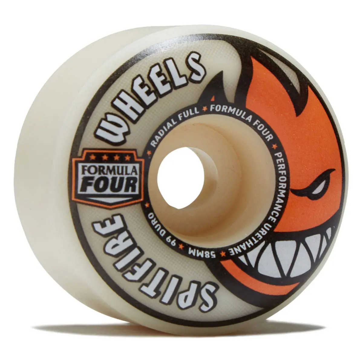 Spitfire F4 99D Radial Full Skateboard Wheels - Natural - 58Mm 1