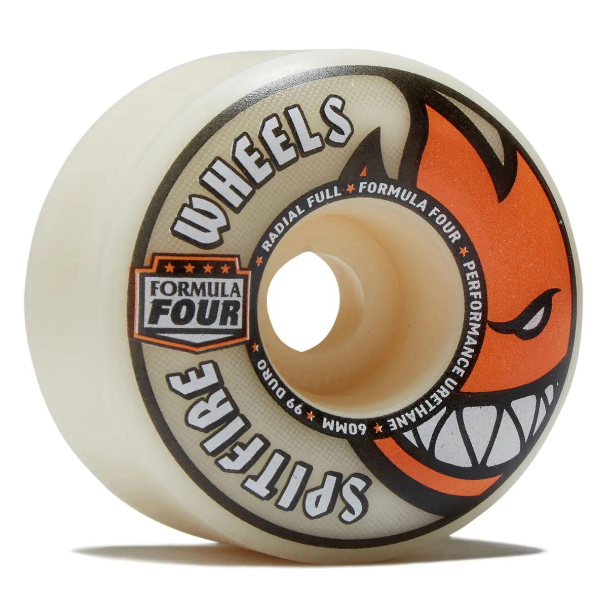Spitfire F4 99D Radial Full Skateboard Wheels - Natural - 60Mm 1