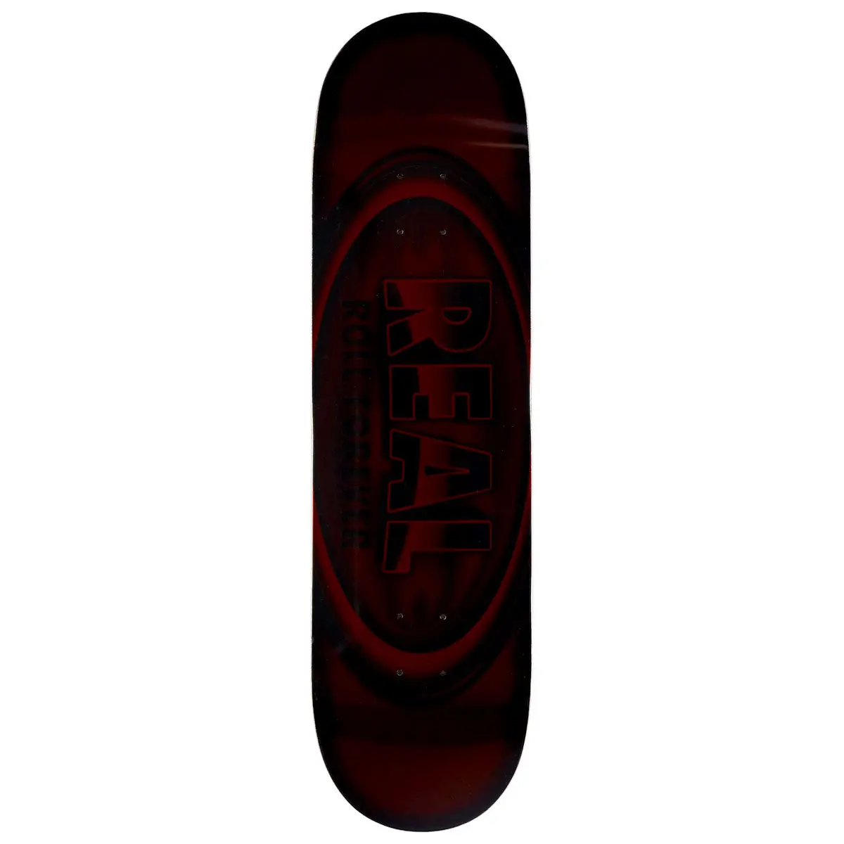 Real Dbx Oval Skateboard Deck - Red Foil - 8.38" 1