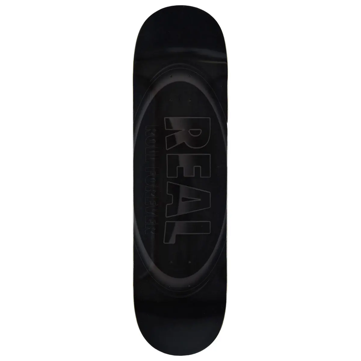 Real Dbx Oval Skateboard Deck - Silver Foil - 8.50" 1