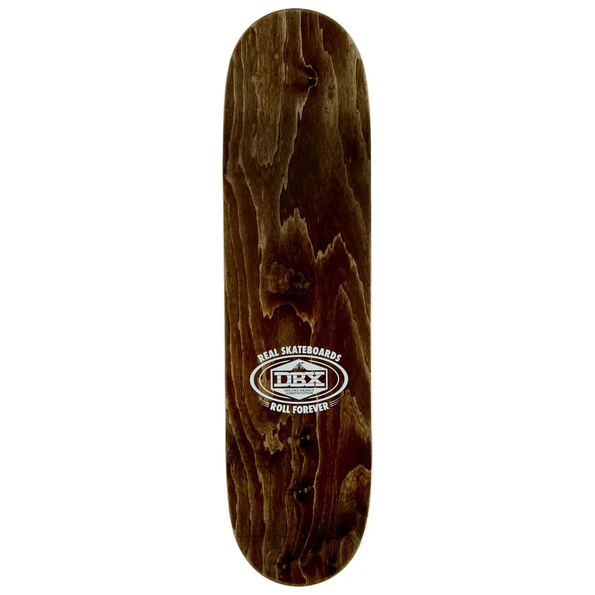Real Dbx Oval Skateboard Deck - Silver Foil - 8.50" 2
