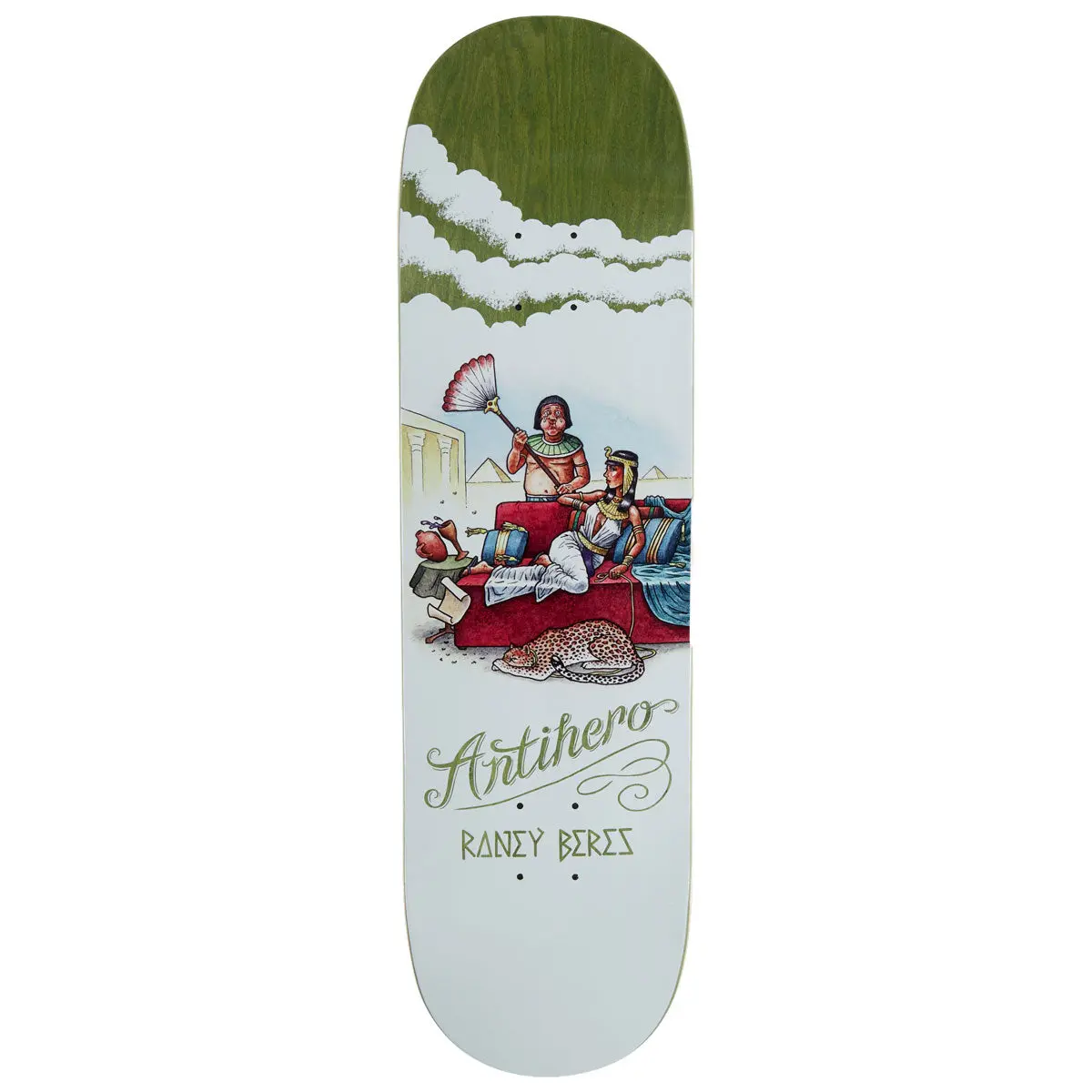 Anti-Hero Beres Flatulent Beauties Skateboard Deck - White - 8.75" 1