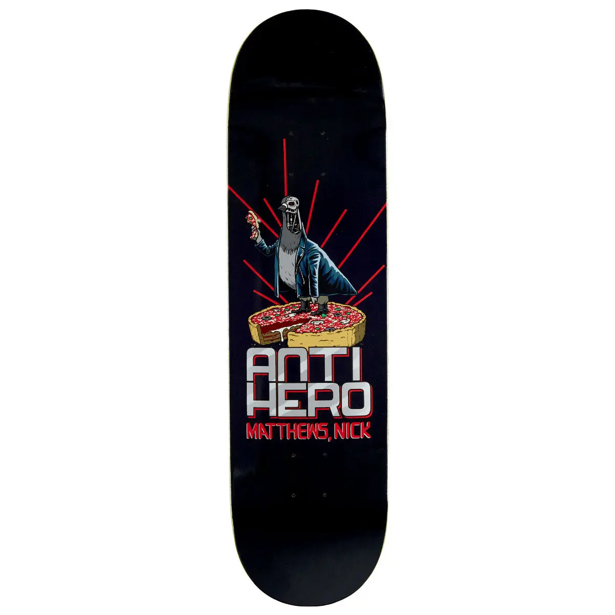 Anti-Hero Matthews P2 Judgement Day Skateboard Deck - Black - 8.38" 1