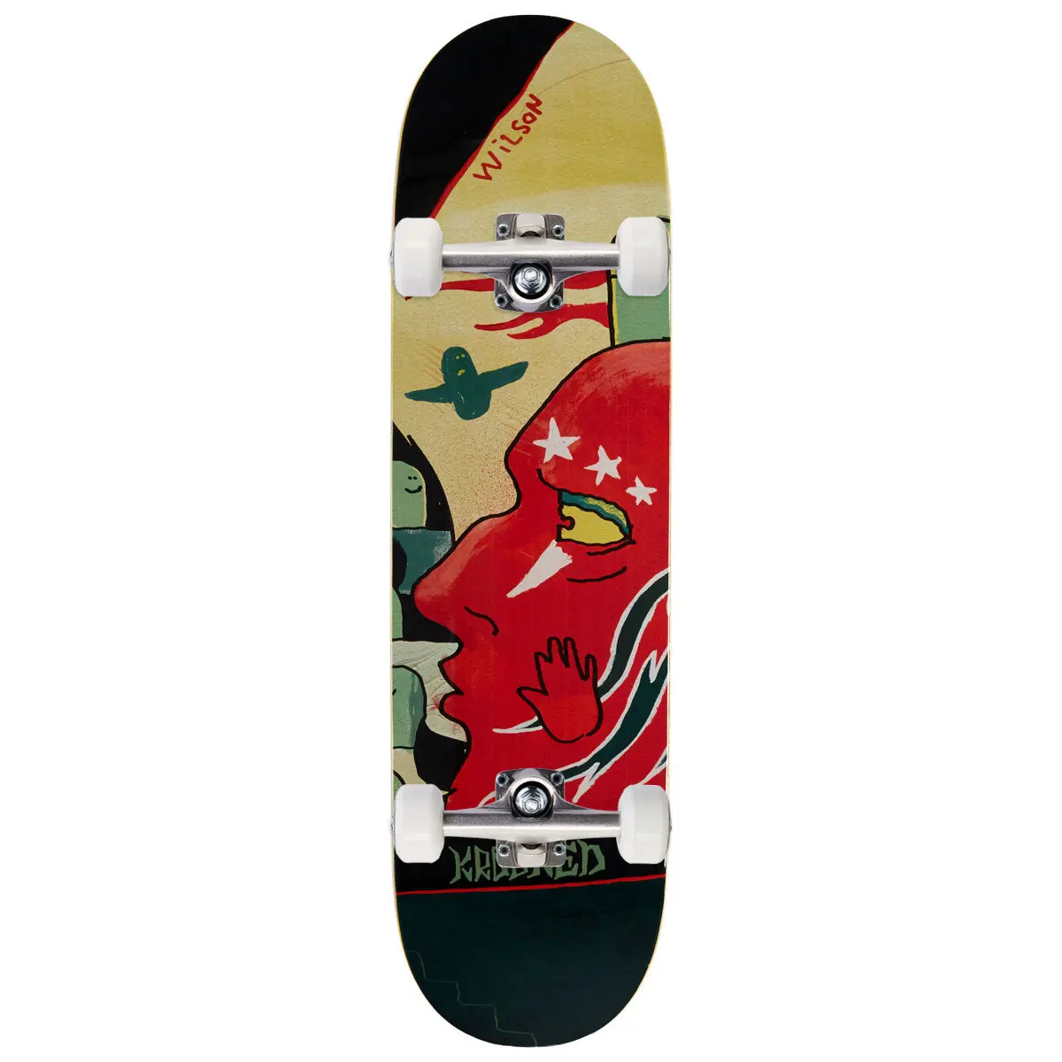Krooked Wilson Three Star Skateboard Complete - 8.50" 1