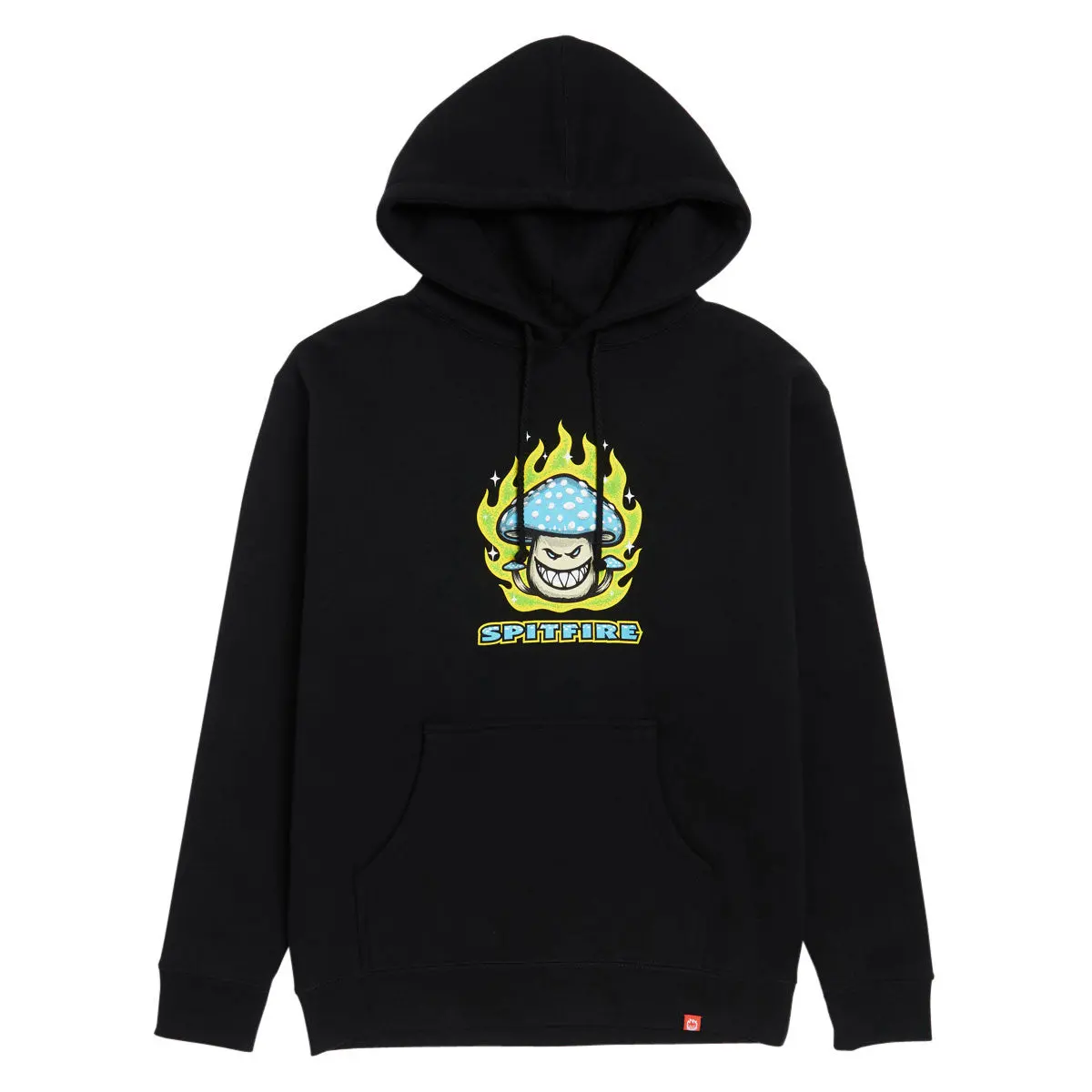 Spitfire Mushroom Bighead Hoodie - Black/Multi Color 1
