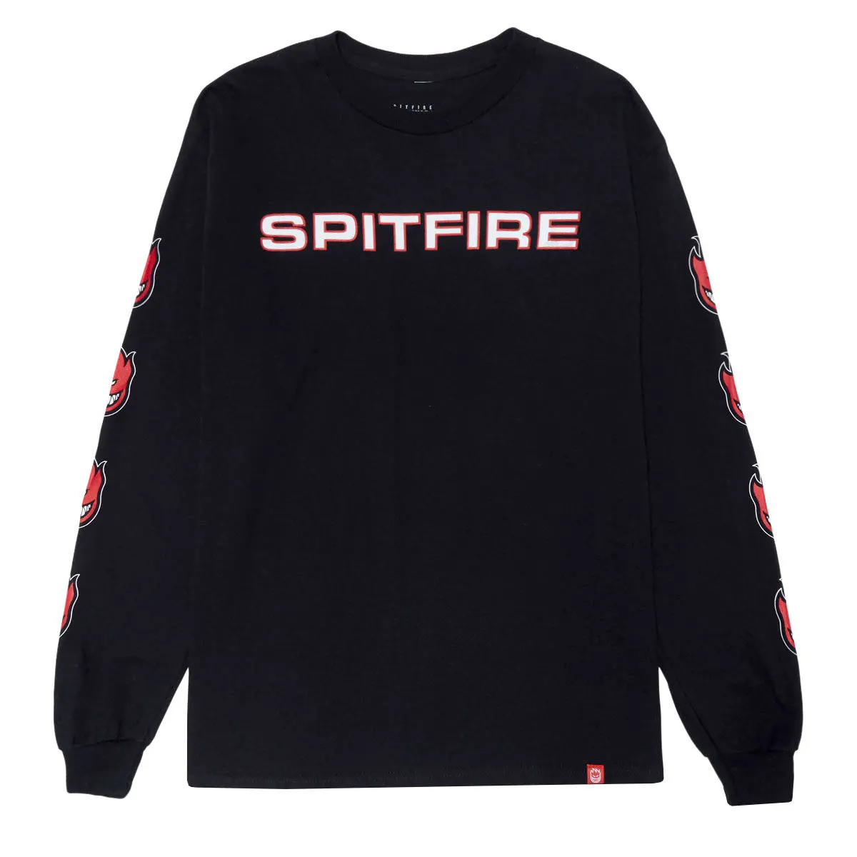 Spitfire Classic '87 Bighead Fill Long Sleeve T-Shirt - Black/Red/White 1