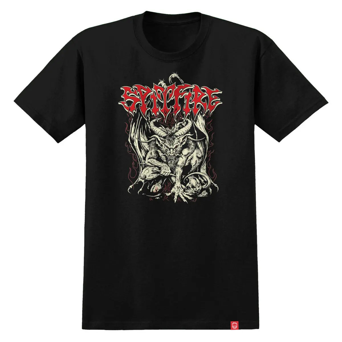 Spitfire Demon T-Shirt - Black/Multi Color 1