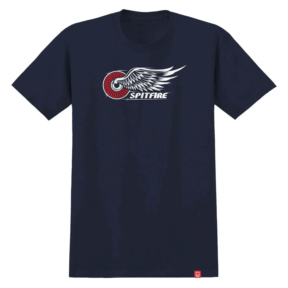 Spitfire Classic Wing T-Shirt - True Navy/Red/White 1