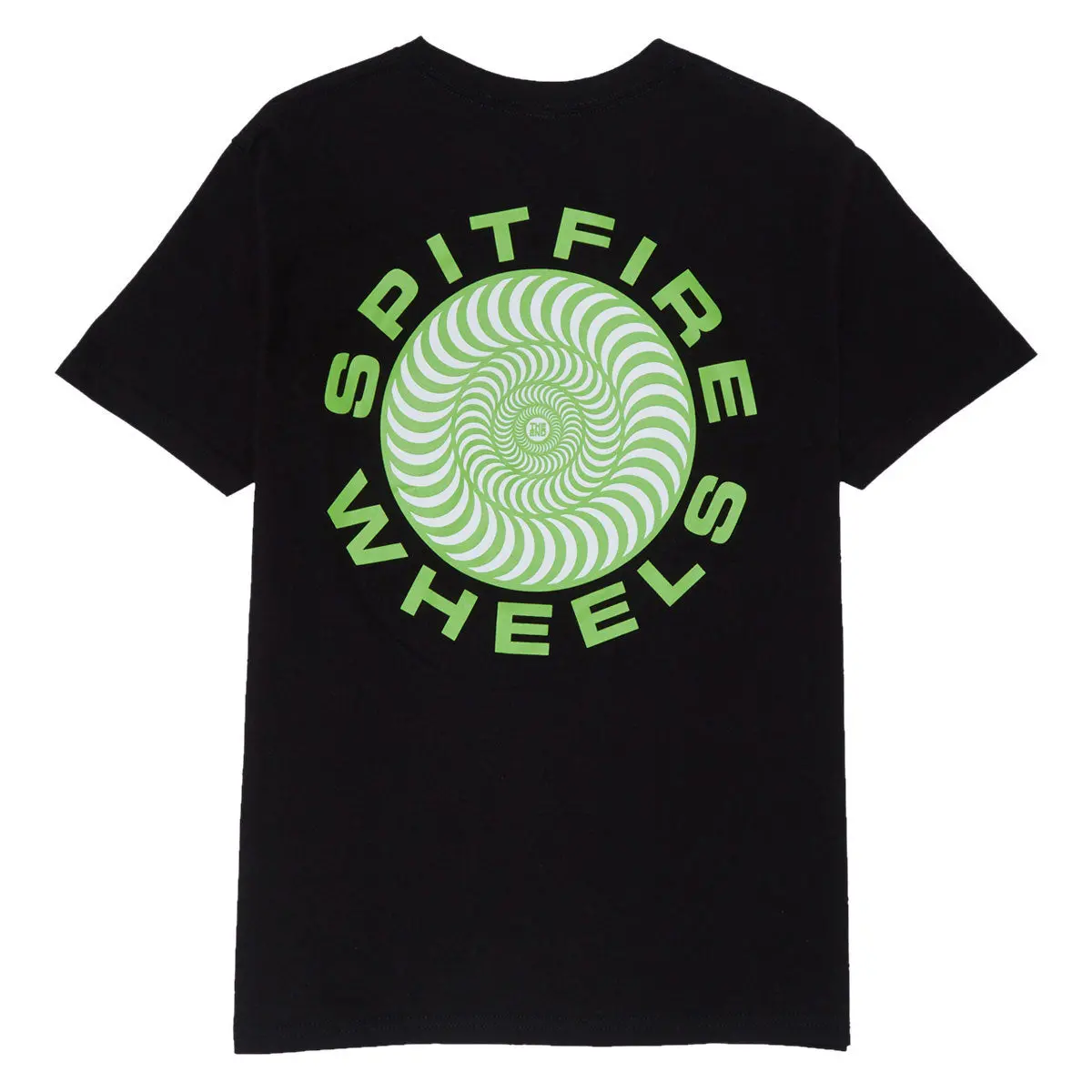 Spitfire Classic '87 Swirl Fill T-Shirt - Black/Green/White 1