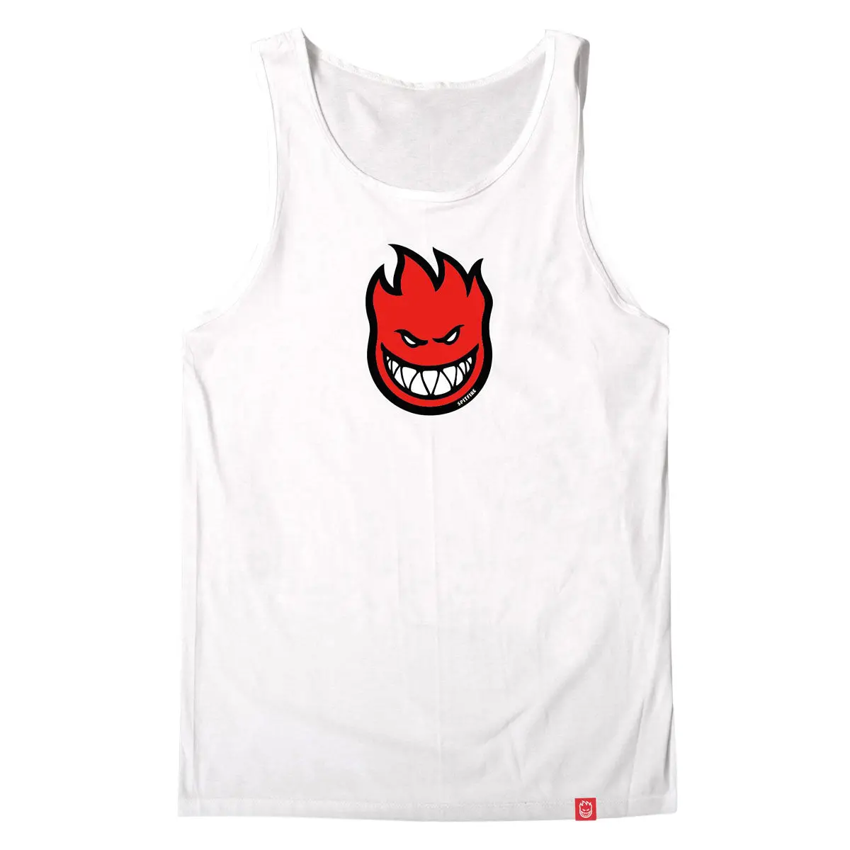 Spitfire Bighead Mid Fill Tank Top - White/Red/Black 1