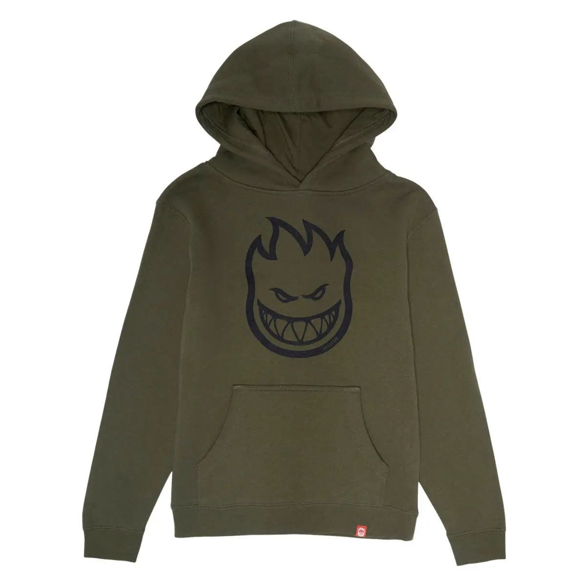 Spitfire Youth Bighead Hoodie - Army/Black 1