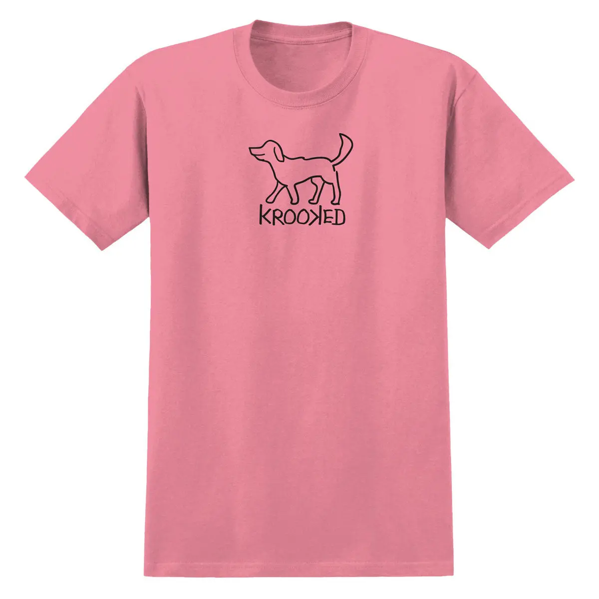 Krooked El Perro T-Shirt - Pink/Black 1