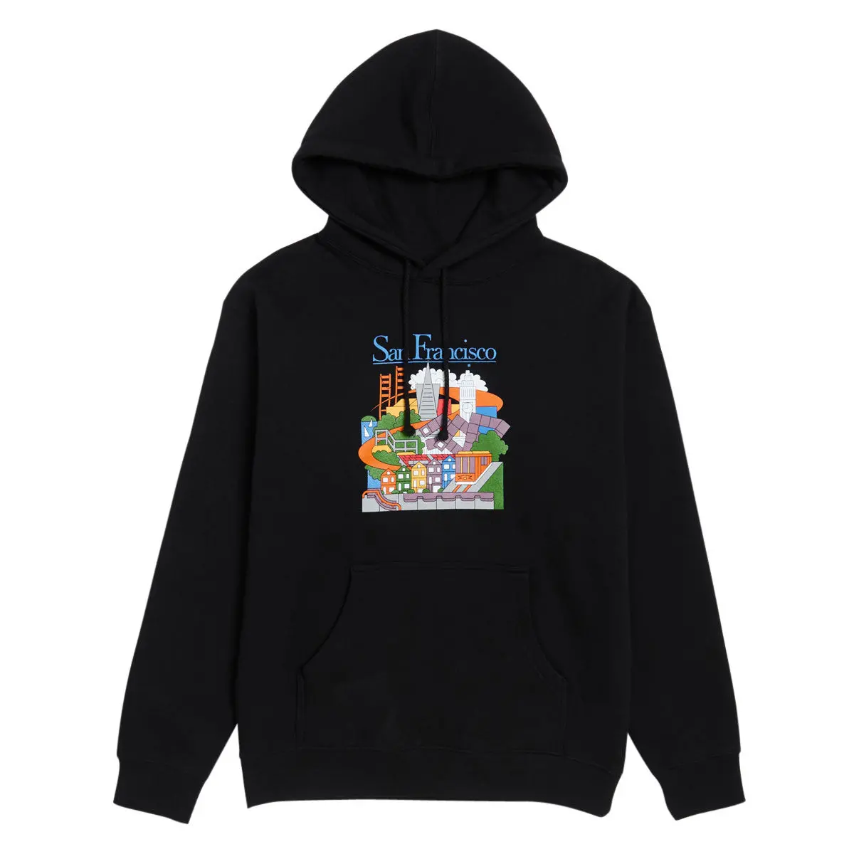 Real Sf Travel Hoodie - Black/Multi Color 1