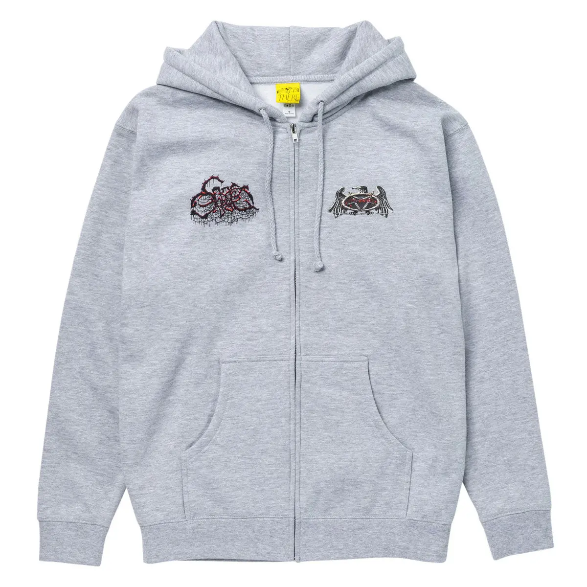 There X Sneakdiss Zip Hoodie - Grey Heather/Multi Color 1