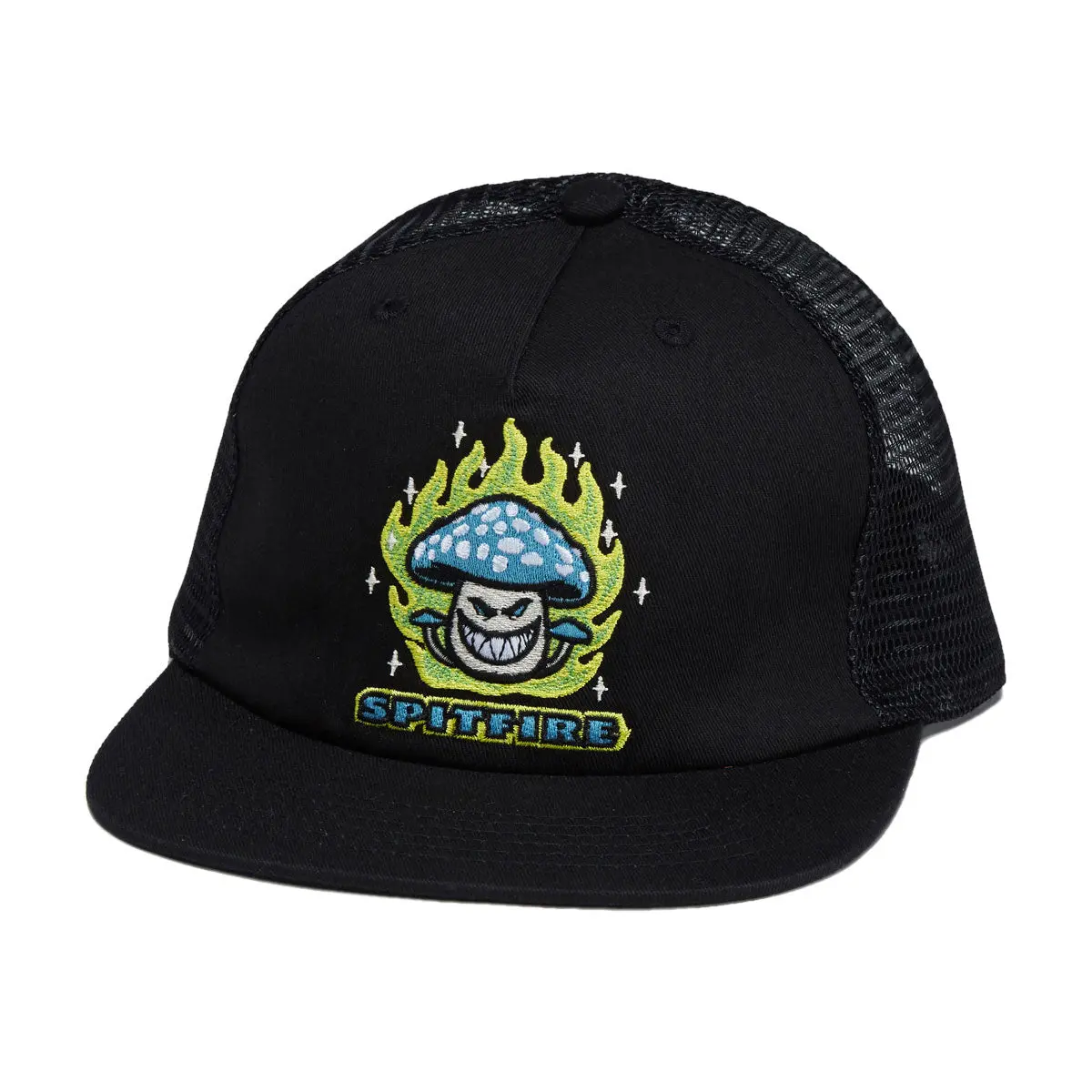 Spitfire Mushroom Bighead Hat - Black/Blue/Green 1