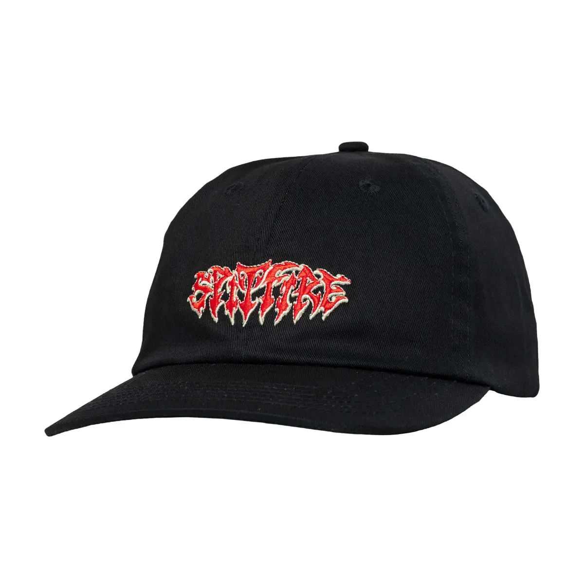 Spitfire Lil Demon Script Hat - Black/Red/Cream 1