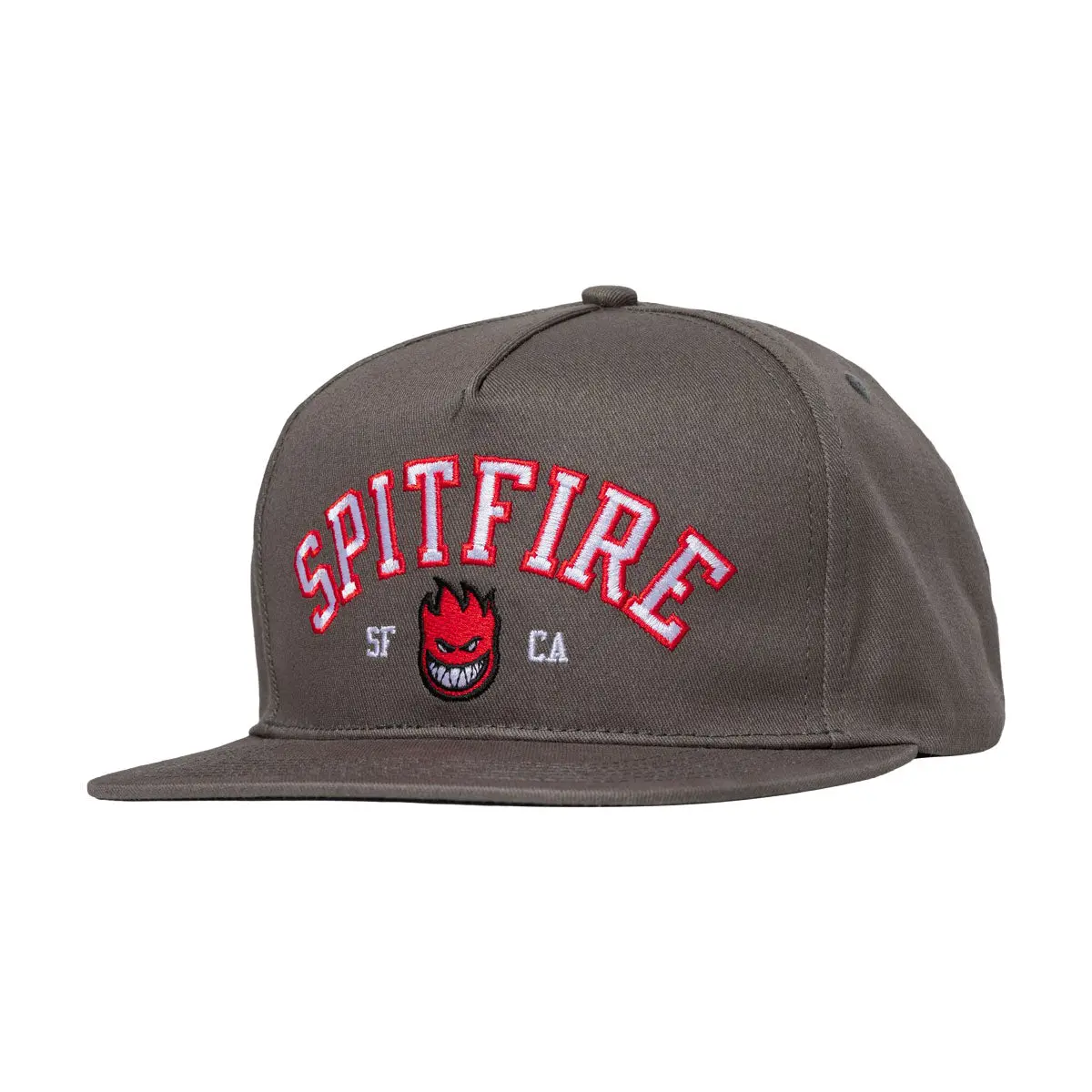 Spitfire Team Bighead Hat - Charcoal/Red 1