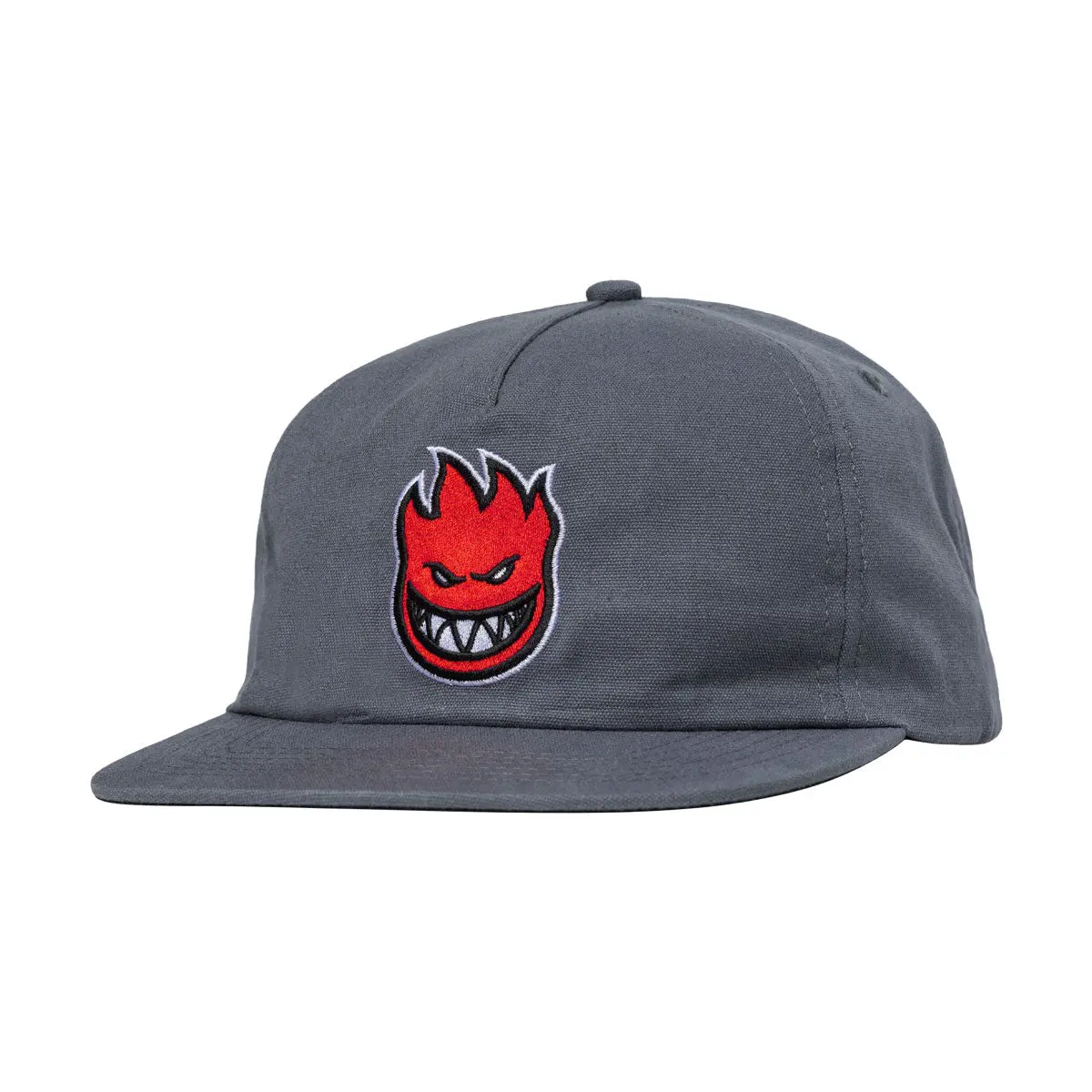 Spitfire Bighead Fill Hat - Charcoal/Red 1