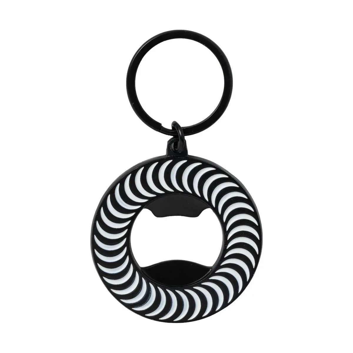 Spitfire Classic Swirl Bottle Opener Keychain - Black/White 1