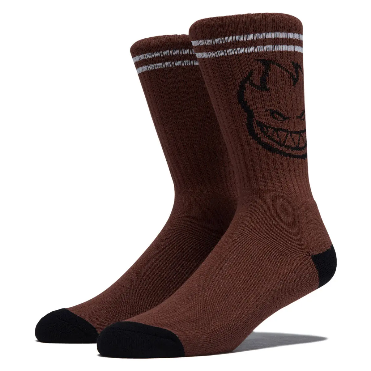 Spitfire Bighead Socks - Dark Red/Black/White 1