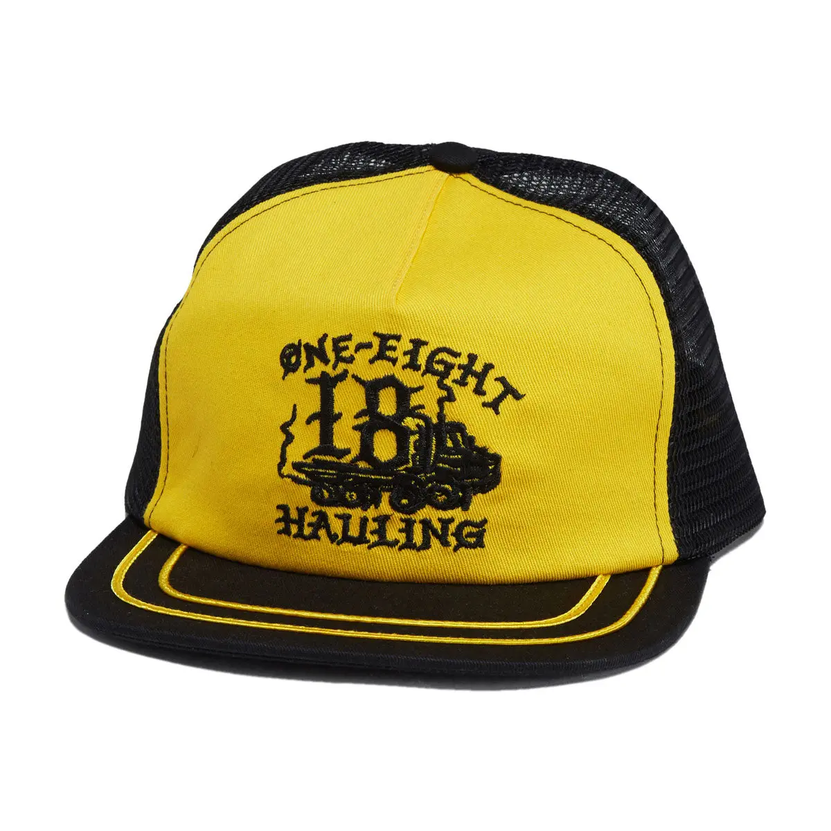 Anti-Hero One Eight Hauling Hat - Black/Yellow 1