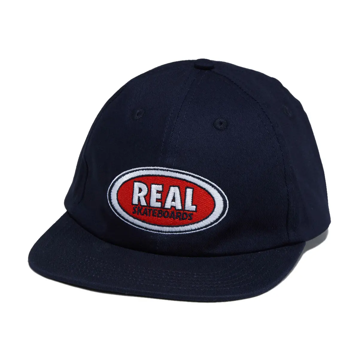 Real Oval Emb Hat - Navy/Red/White 1