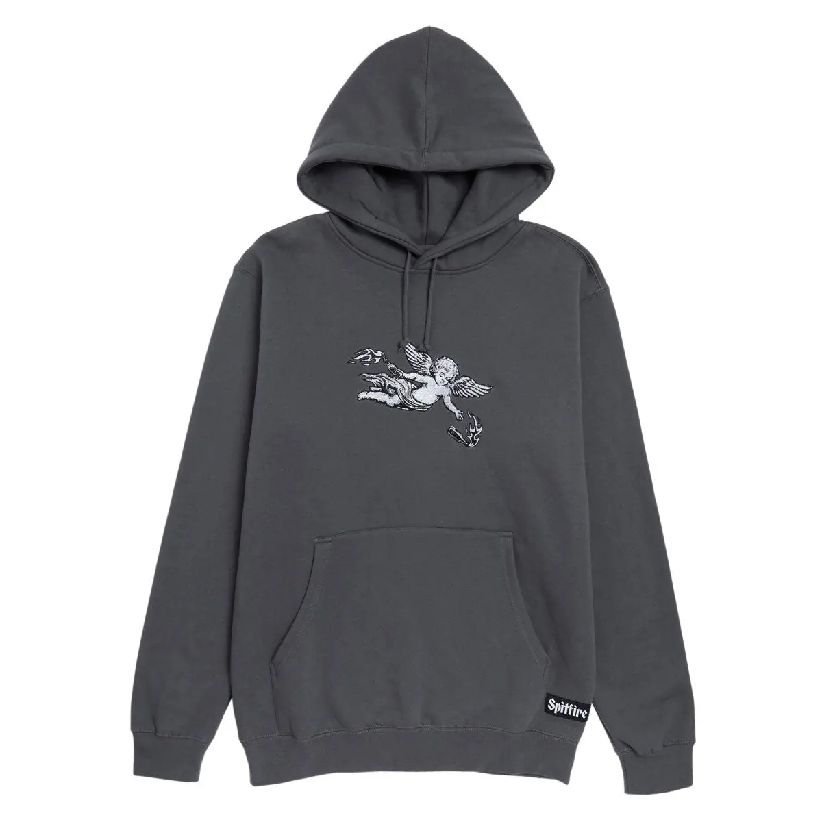 Spitfire Molotov Angel Hoodie - Charcoal/Black/White 1