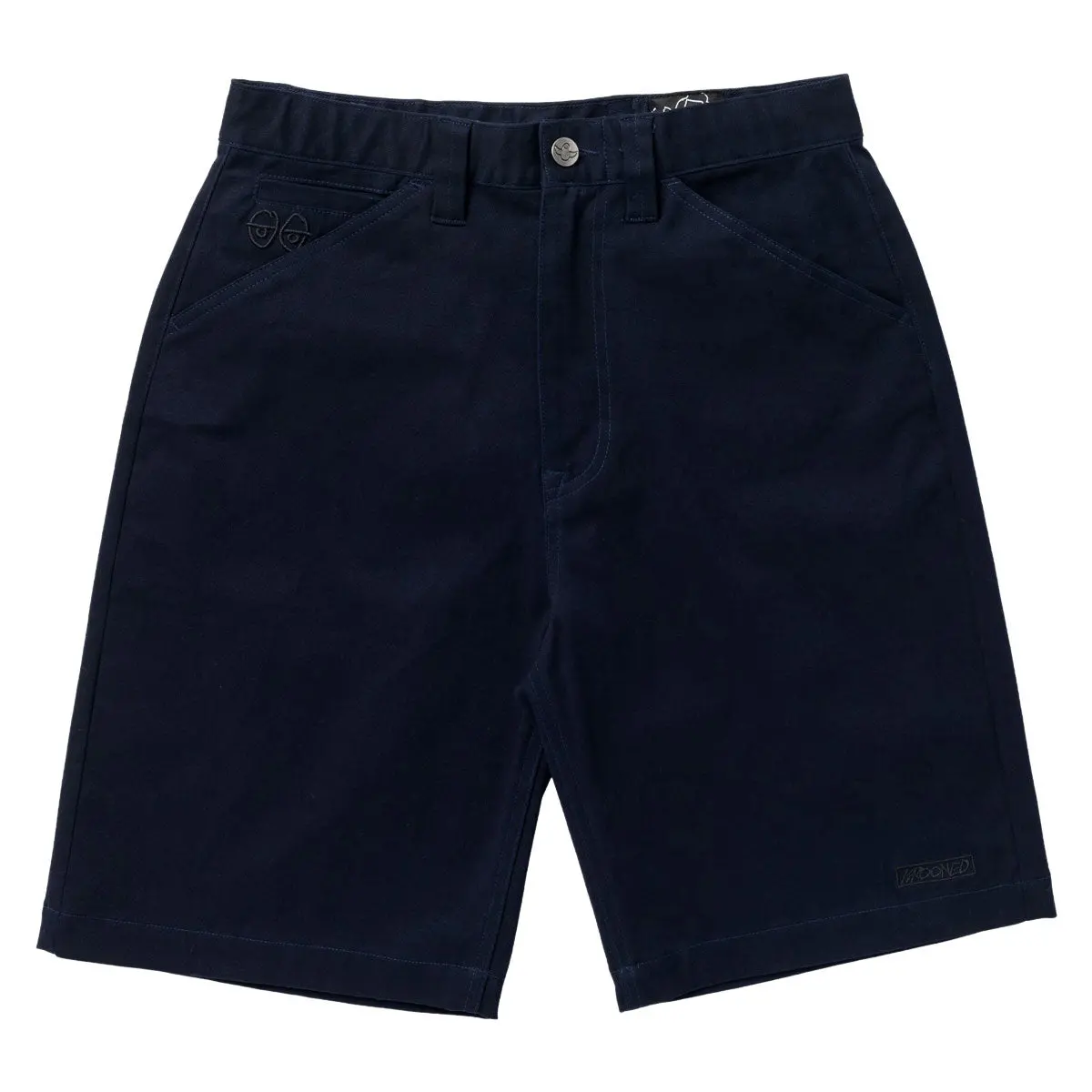 Krooked Eyes Twill Shorts - Navy 1