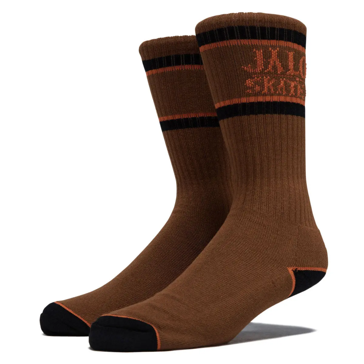 Anti-Hero I'm Lost Too Socks - Brown/Orange/Black 1