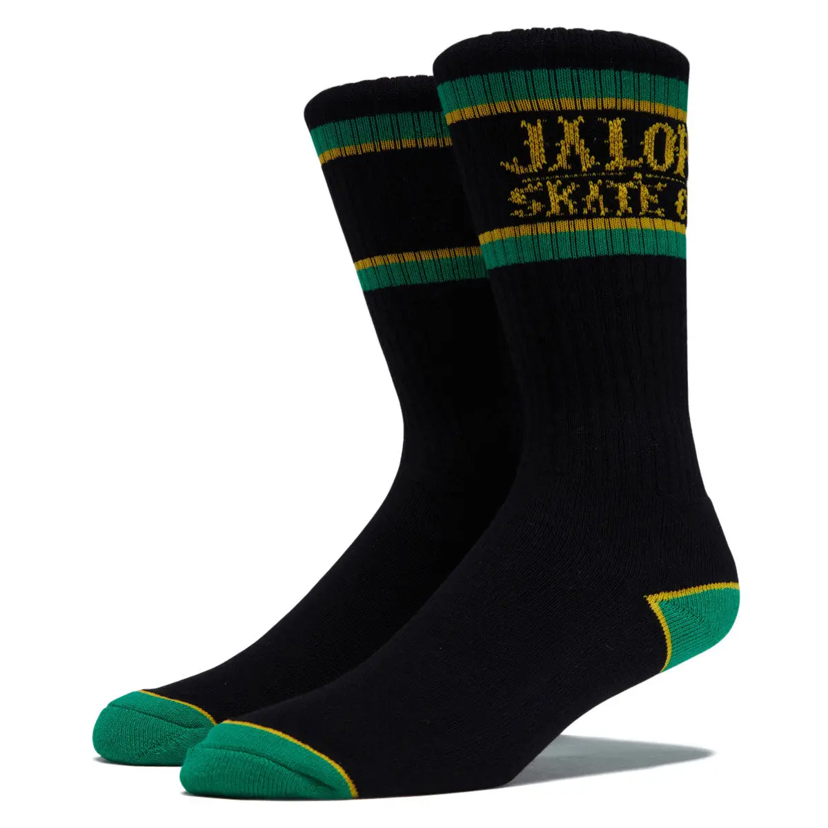 Anti-Hero I'm Lost Too Socks - Black/Green/Yellow 1