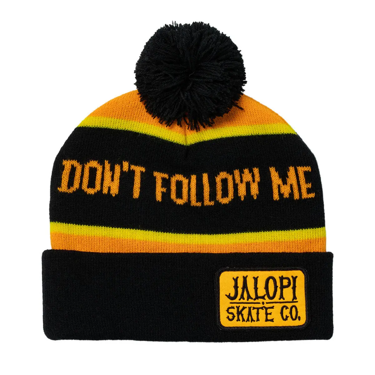 Anti-Hero I'm Lost Too Pom Beanie - Orange/Black/Yellow 1