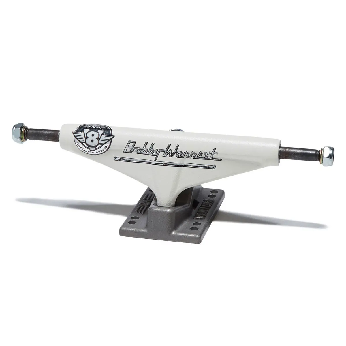 Venture V8 Bob Worrest Skateboard Trucks - Cream/Black - 5.6 1