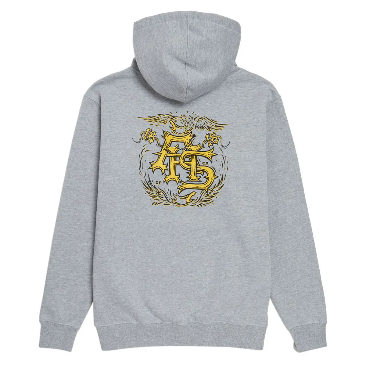 Anti-Hero Customs Hoodie - Heather Grey 1