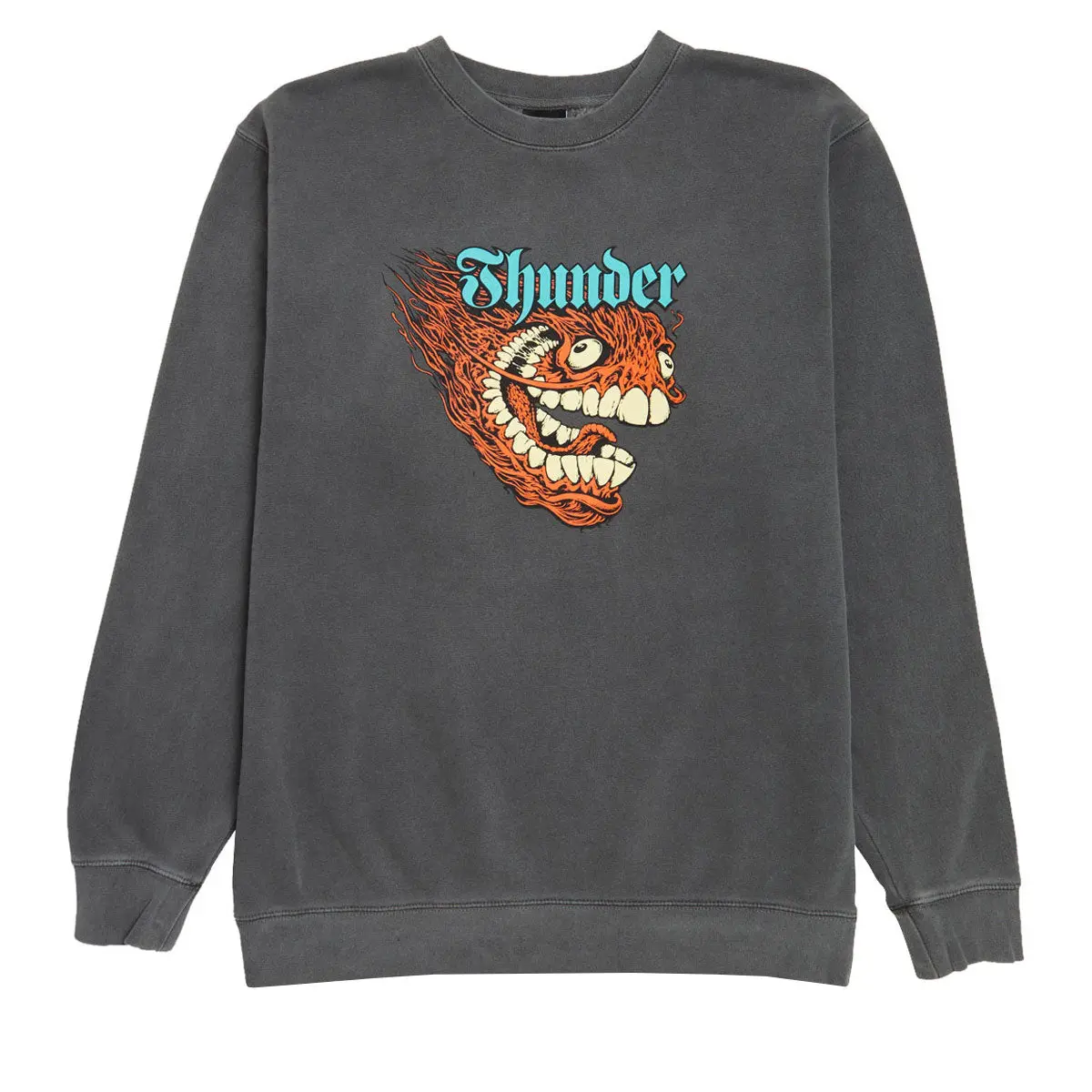 Thunder Screaming Grimple Sweatshirt - Pigment Black 1