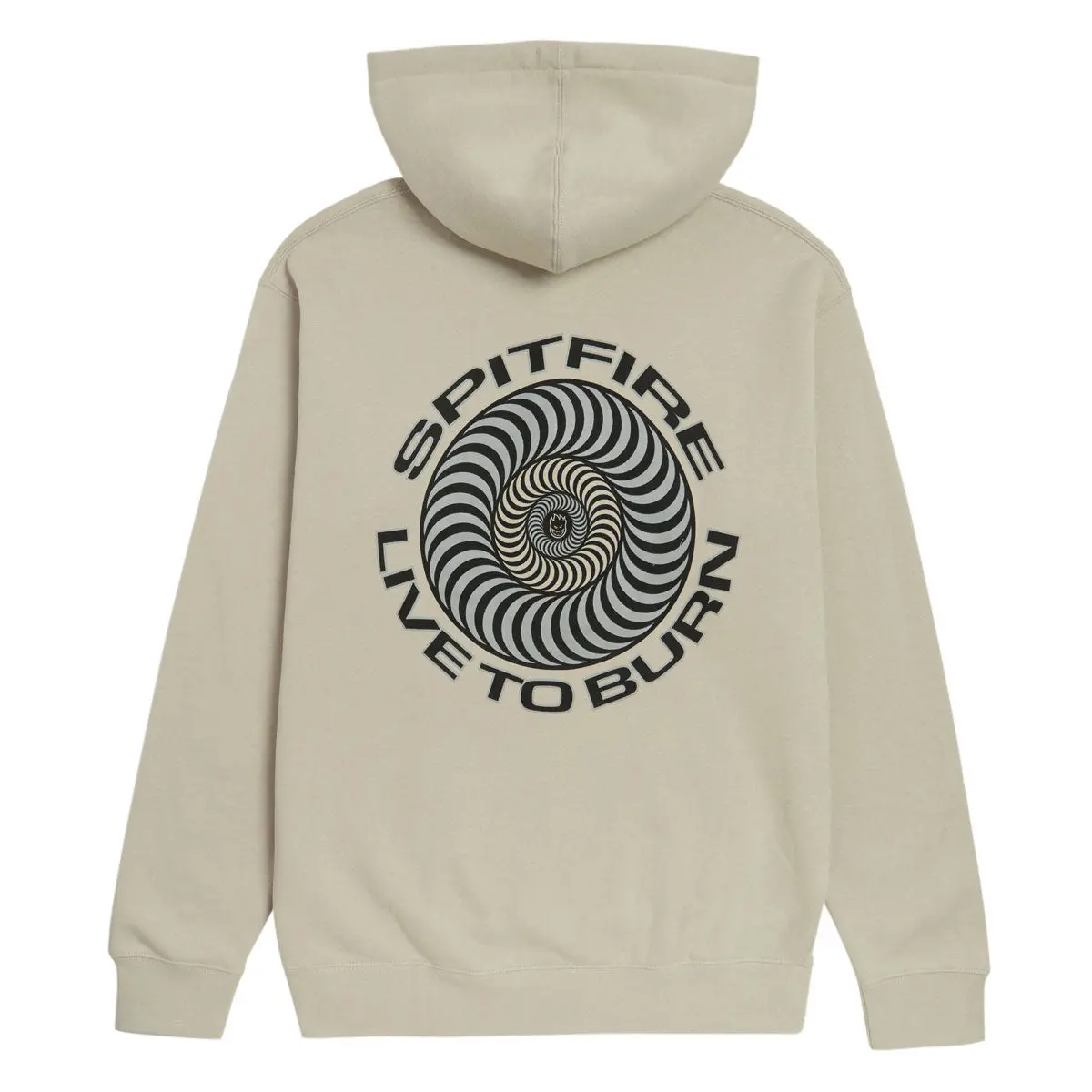 Spitfire Live To Burn Classic Hoodie - Smoke 1