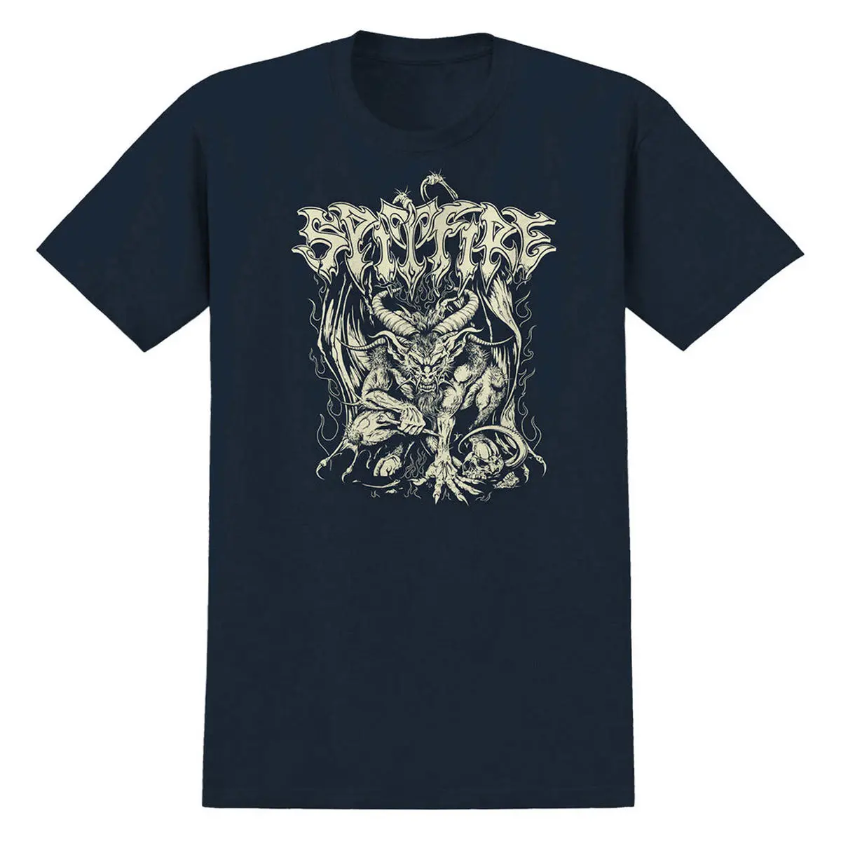 Spitfire Demon Redux T-Shirt - True Navy 1
