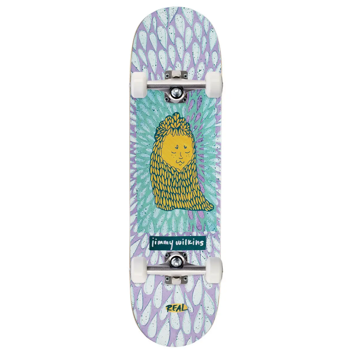 Real Wilkins Echoes Skateboard Complete - Purple - 8.50" 1