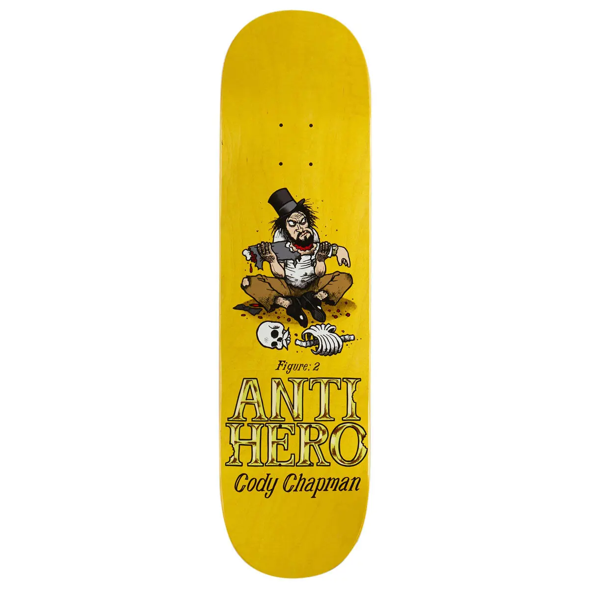 Anti-Hero Chapman Eat The Rich Skateboard Deck - 8.32" 1