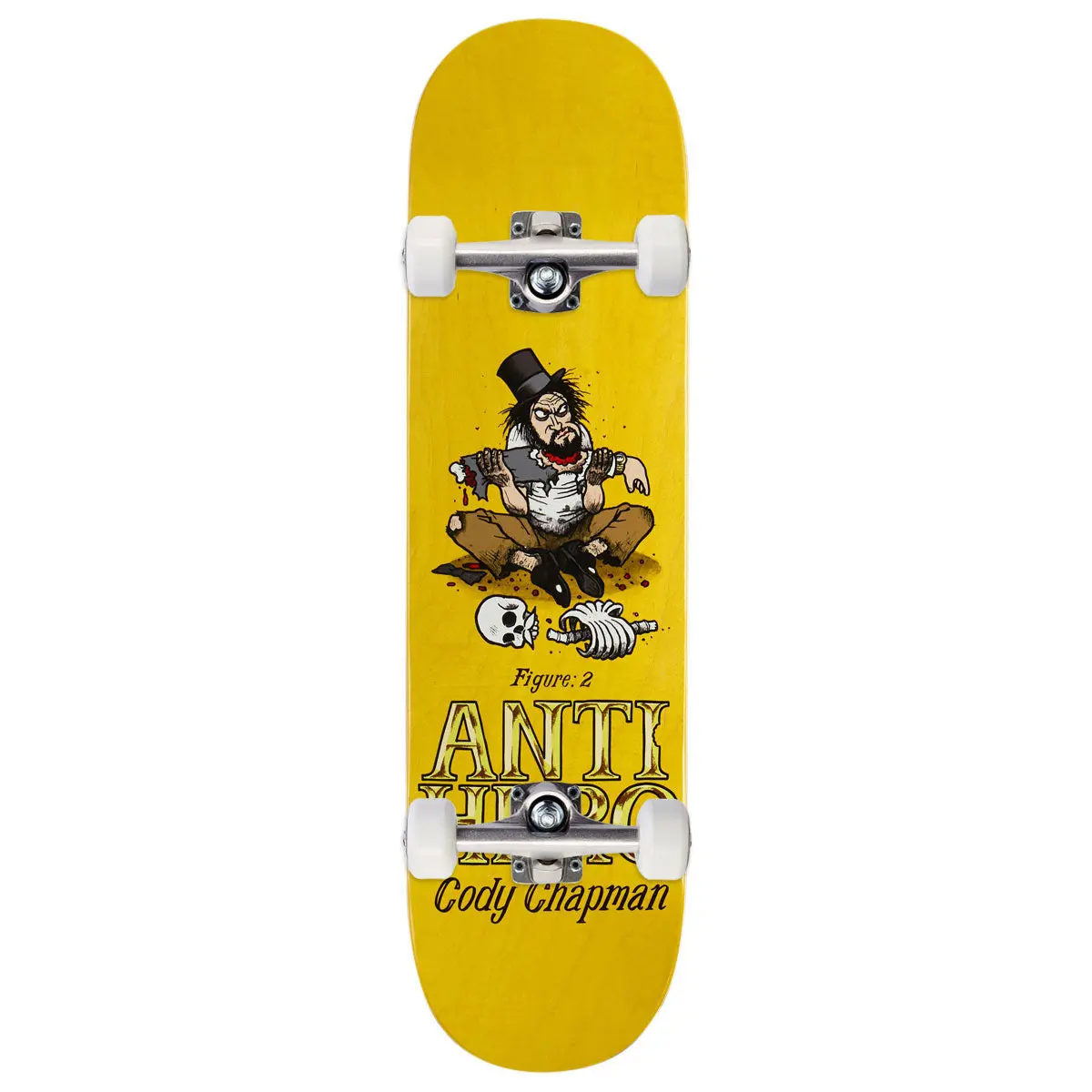 Anti-Hero Chapman Eat The Rich Skateboard Complete - 8.32" 1
