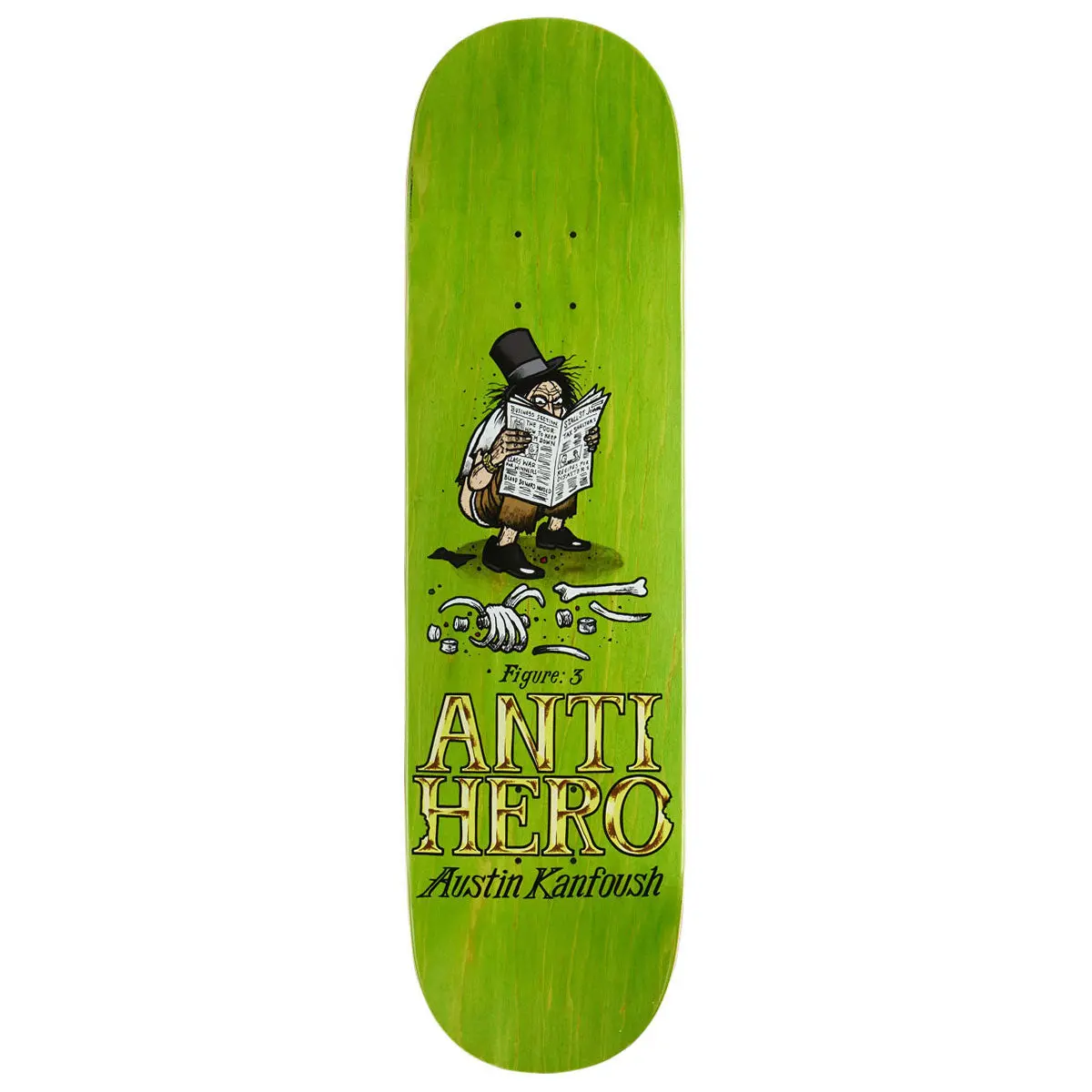 Anti-Hero Kanfoush Eat The Rich Skateboard Deck - 8.25" 1