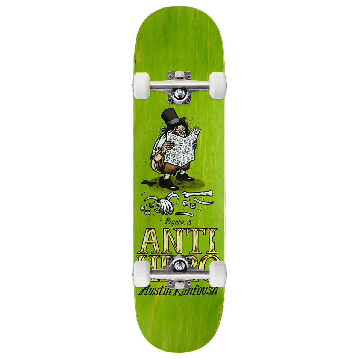 Anti-Hero Kanfoush Eat The Rich Skateboard Complete - 8.25" 1