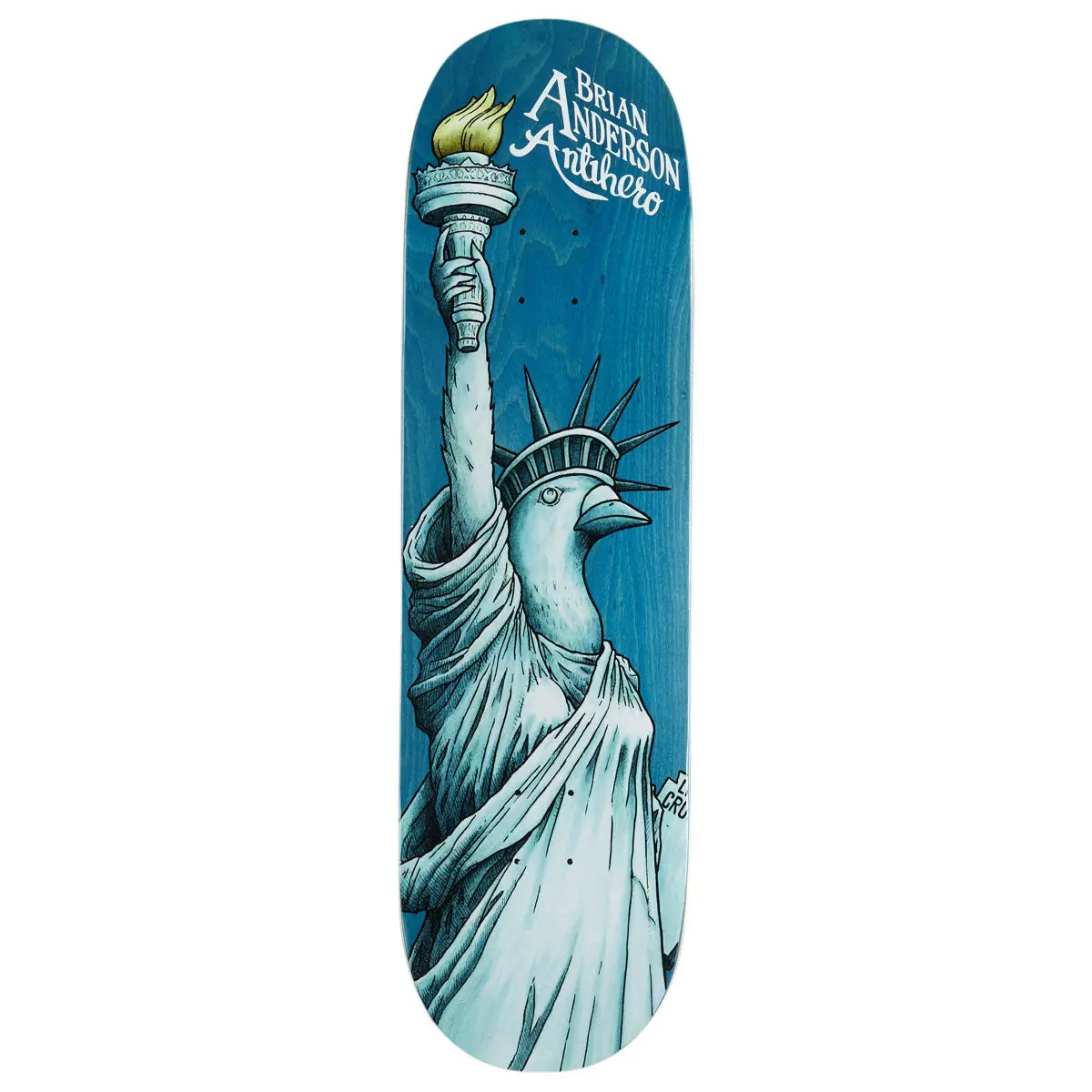 Anti-Hero B.A. Libirtdy Skateboard Deck - 9.00" 1